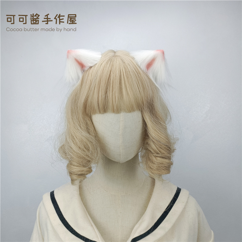 小号猫耳朵发夹 甜美可爱洛丽塔手作仿真兽耳狐狸JK少女心lolita