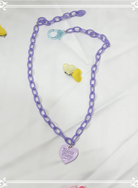 萝莉风原宿日系锁骨链