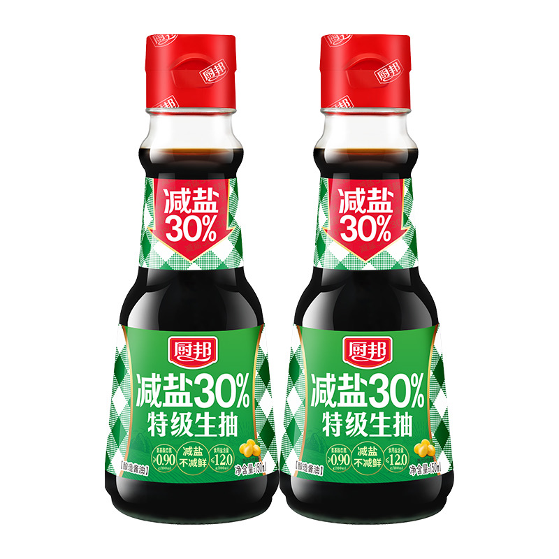 厨邦减盐30%特级生抽150ml*2家用酱油厨房调味 - 图3