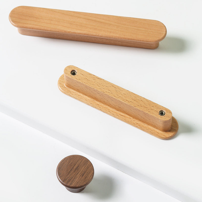 原木风柜门抽屉实木拉手北欧橱柜鞋柜木把手简约圆形柜子衣柜拉手,淘宝优惠券,粉丝福利购,淘宝优惠卷