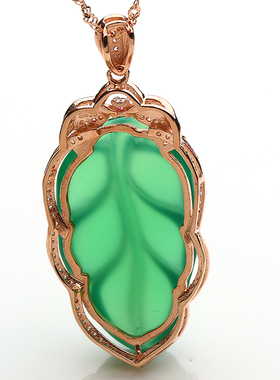 玛瑙金枝玉叶银项链送妈妈送女友