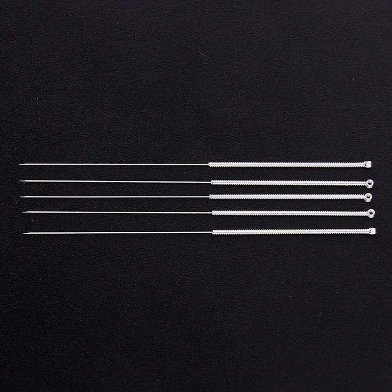 镀银针灸针毫针银针 中研太和全镀银针中医用带管一次性针灸针 - 图0