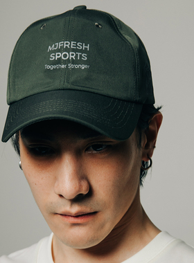 顽童MJFRESH SPORTS系列字母街头鸭舌帽休闲运动棒球帽 男女同款