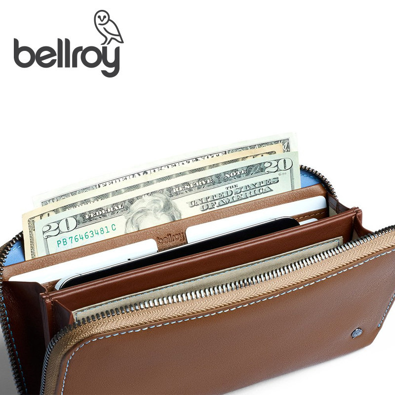 bellroy澳洲folio真皮拉链风琴 bellroy海外手拿包