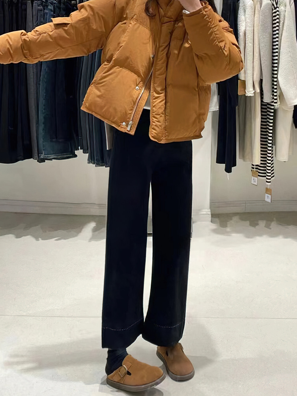 梨型身材直筒牛仔裤女秋冬新款胖妹妹mm高腰宽松显瘦九分烟管裤子,淘宝优惠券,粉丝福利购,淘宝优惠卷