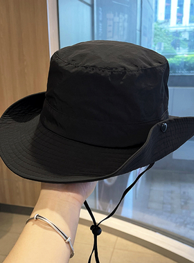 速干渔夫帽子女夏防晒遮阳