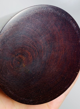 正宗印度小叶紫檀老料牛毛纹高密度油性笔筒红木古典文房四宝摆件