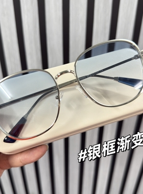 复古金色墨镜时尚细边框