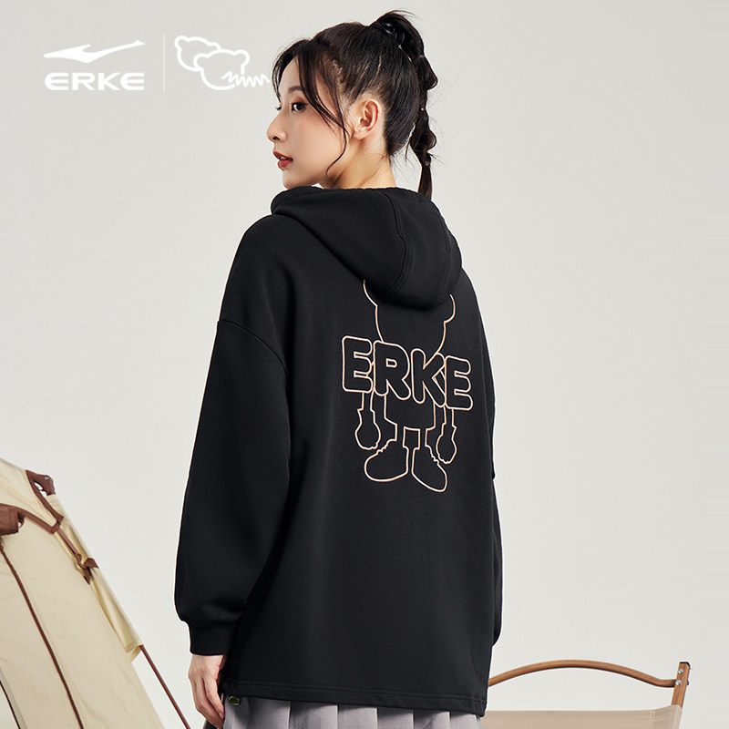 电池熊猫丨鸿星尔克开衫卫衣女夏季新款女士运动连帽针织外套,淘宝优惠券,粉丝福利购,淘宝优惠卷