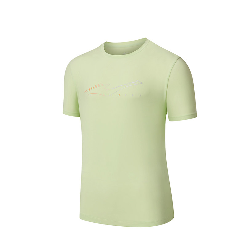 鸿星尔克短袖男薄款秋季新款男士跑步健身冰丝t恤运动服冰感上衣,淘宝优惠券,粉丝福利购,淘宝优惠卷