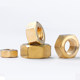 Copper nut screws hexagon lock
