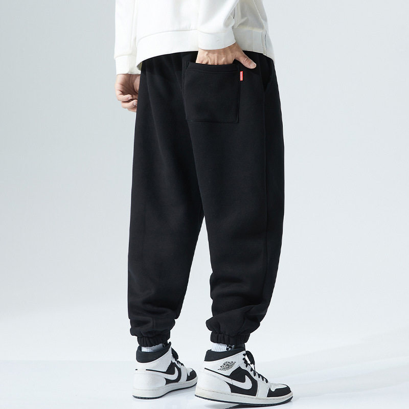 大码休闲裤男春季加肥加大胖子加绒宽松运动简约束脚收脚卫裤潮,淘宝优惠券,粉丝福利购,淘宝优惠卷