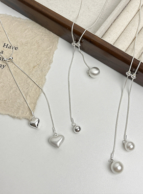 长款珍珠毛衣链2024新款