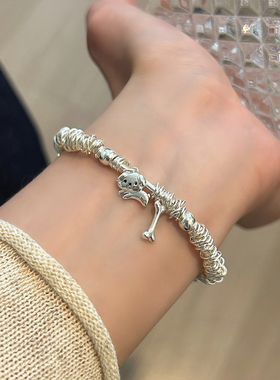 招财猫咪小鱼手链女ins新潮简约