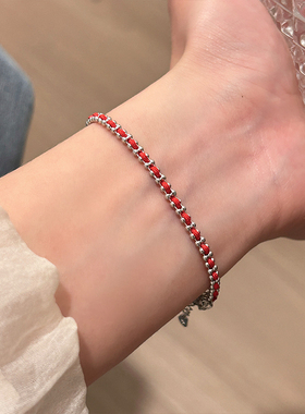 本命年红绳手链女ins简约精致时尚百搭手环幸运情侣闺蜜手绳手饰