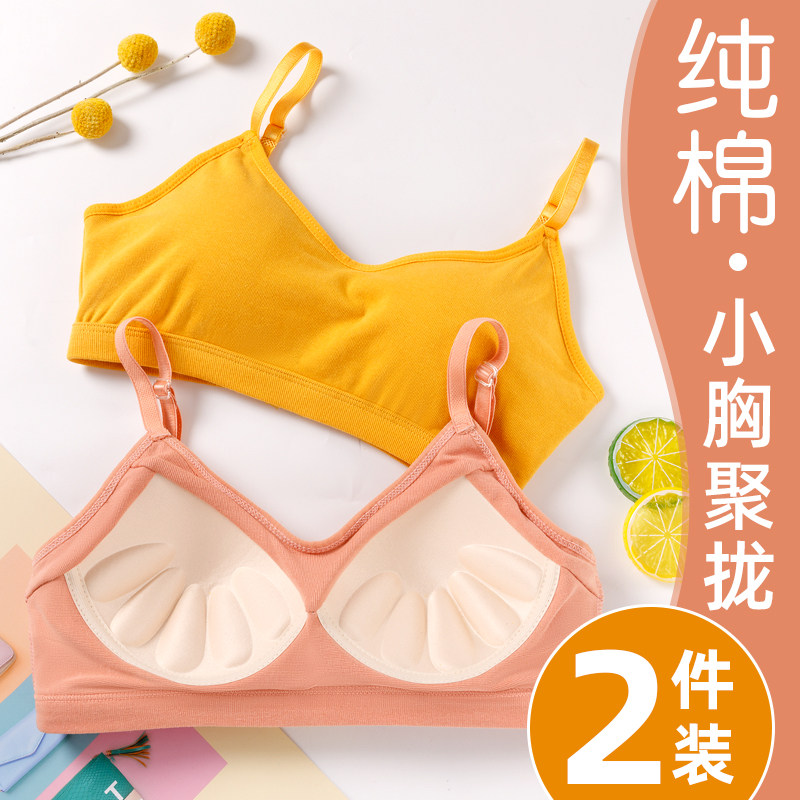 无钢圈美背聚拢学生高中吊带文胸罩 佰丝娜文胸