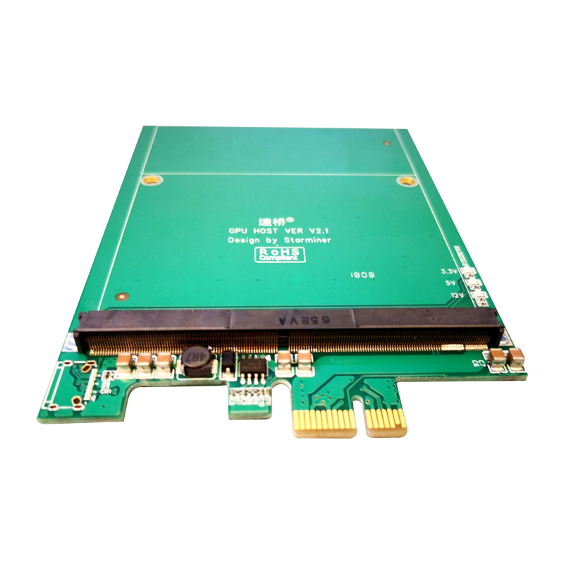 速桥全新pci-e转MXM3.0显卡扩展卡 mini pci-e转MXM3.0显卡转接卡-图2