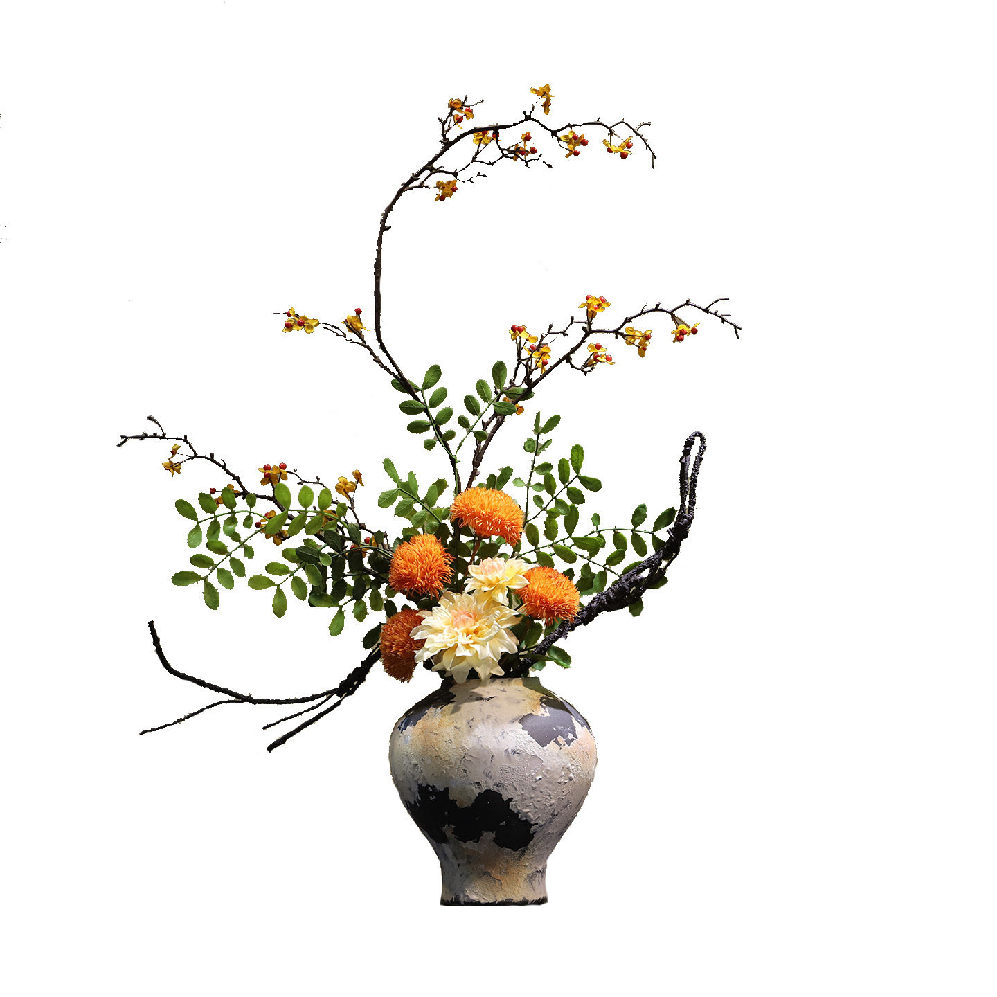 宋代美学陶瓷花瓶禅意摆件新中式民宿酒店设计师高级法式侘寂装饰,淘宝优惠券,粉丝福利购,淘宝优惠卷