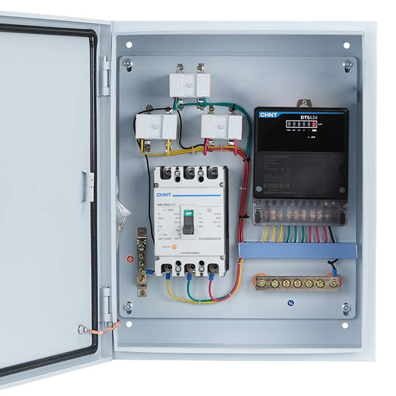 正泰三相四线电表箱成套配电箱电表计量箱接好线380V动力箱250A - 图3