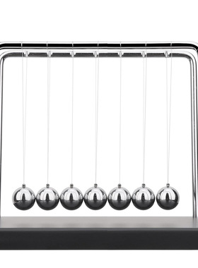 5球7球牛顿摆球不锈钢混沌摆平衡球创意摆件减压礼品能量守恒撞球