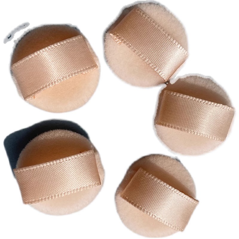 ct粉饼小样粉扑适配0.8g迷你款植绒手指粉扑小号MINI超薄定妆化妆 - 图3