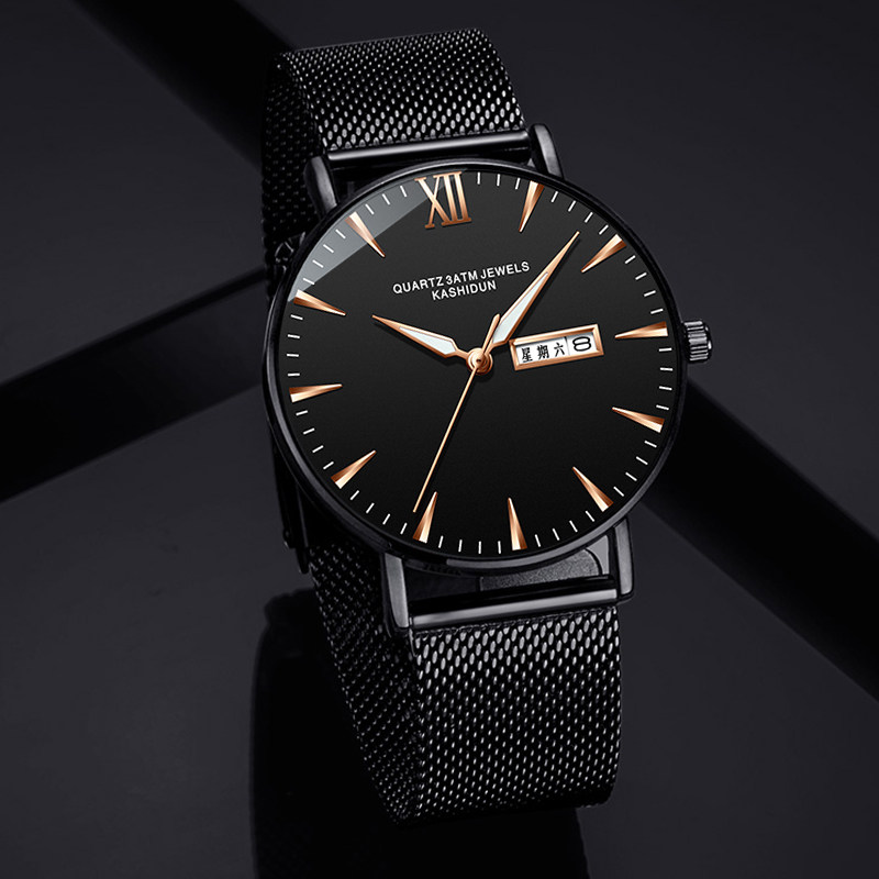 卡诗顿新款超薄休闲男士全石英表 卡诗顿政和国产腕表