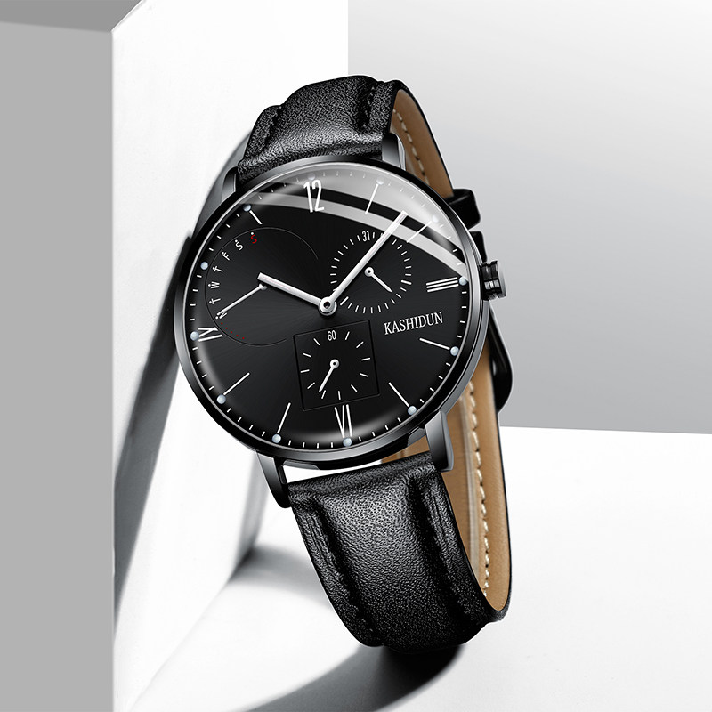 卡诗顿新款概念男学生潮流防水男表 卡诗顿政和国产腕表