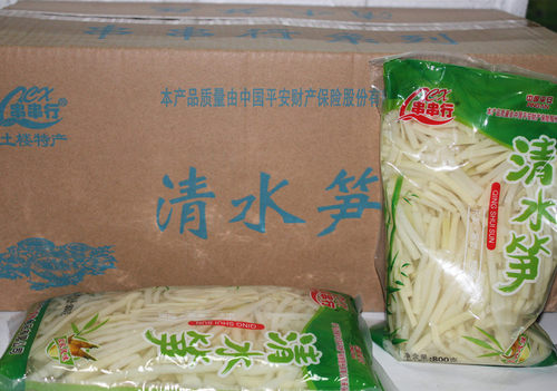 800g*20包串串行整箱清水笋丝土楼特产脆笋丝切丝保鲜竹笋鱼香肉 - 图1