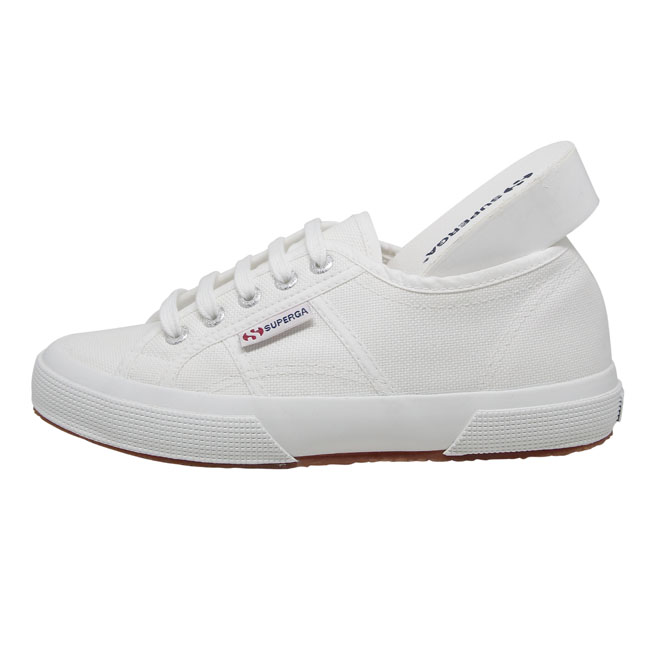 正品SUPERGA2750plus内增高显瘦小白鞋女 春夏休闲平底帆布鞋板鞋 - 图1