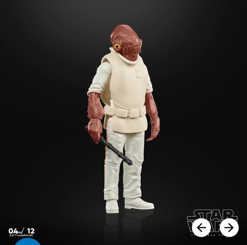 现货 孩之宝 星球大战 绝地归来40周年 大会限定 6寸 鱼头人 将军 - 图1