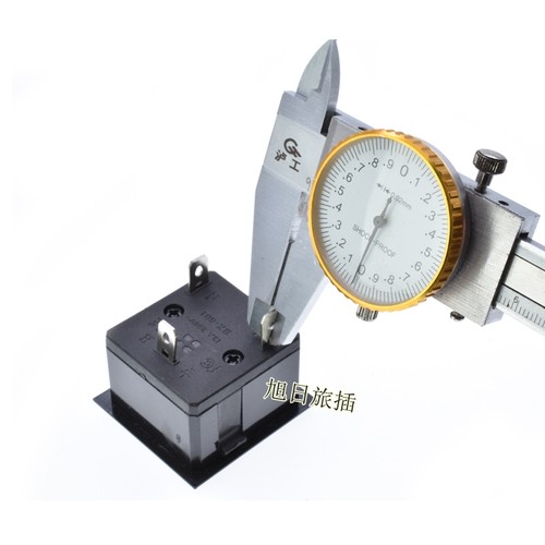 AC嵌入式三脚插座 三孔卡式机箱机柜插座 BX-801工业插座多国插座 - 图0