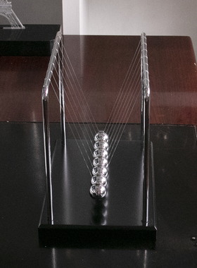 牛顿摆球碰碰平衡摆件碰撞摆锤单