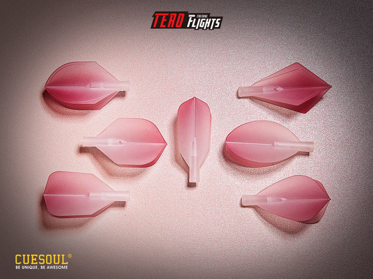 CUESOUL/Q獸专业比赛AK4旋转粉色渐变尾翼AK7弹簧镖杆标杆飞镖叶