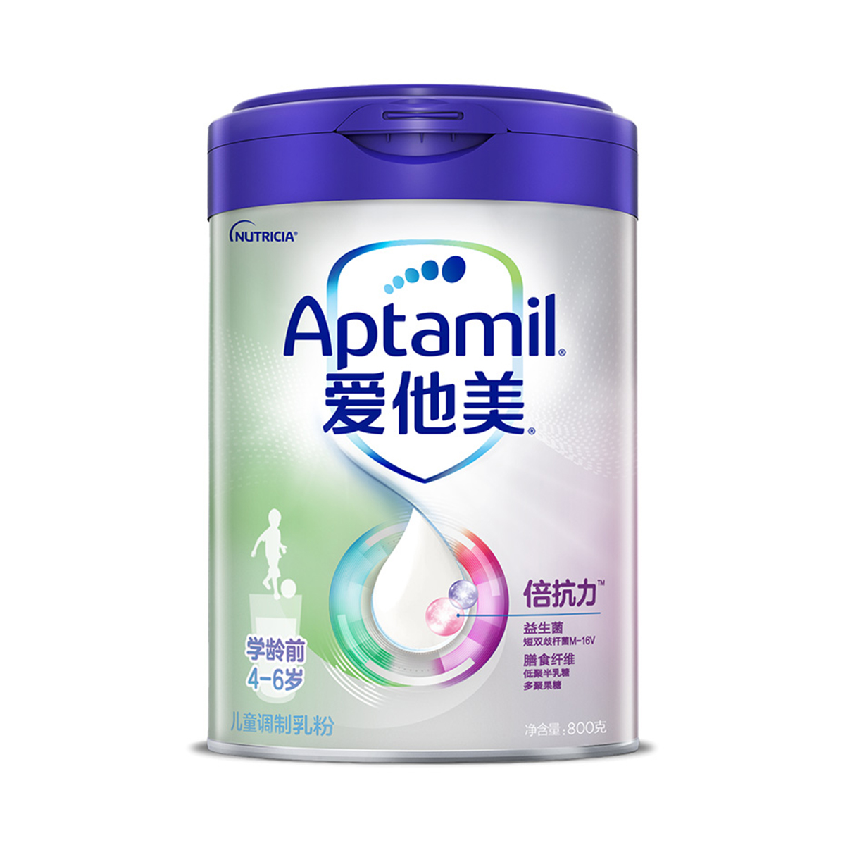 Aptamil爱他美学龄前儿童乳粉奶粉800g*1罐4-6岁宝宝牛奶粉