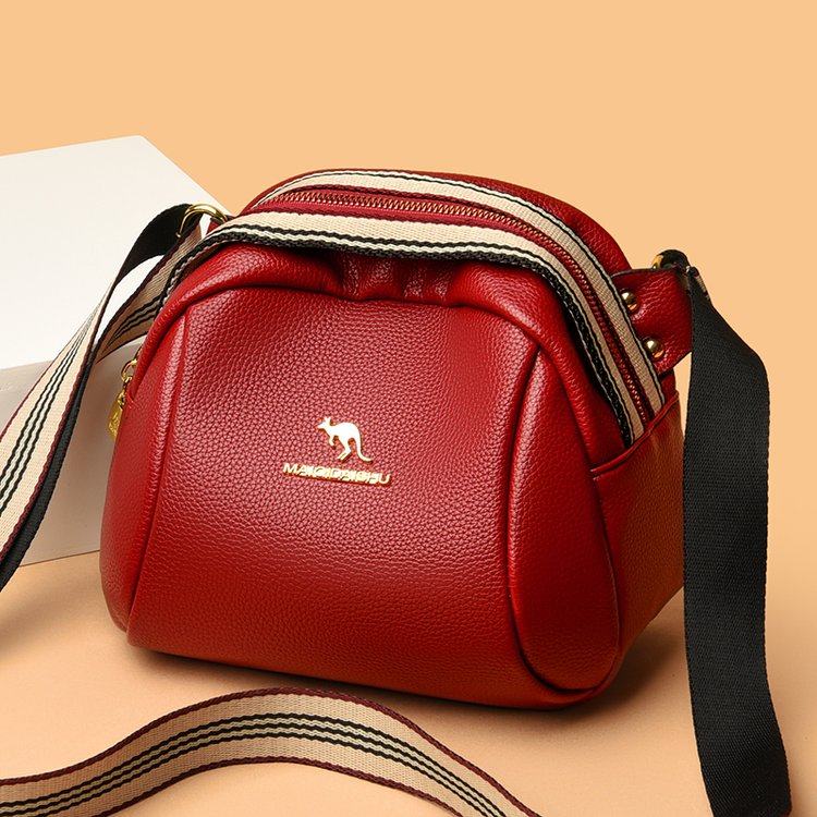 头层牛皮时尚休闲女包包2026新款超软贝壳包百搭单肩包洋气斜挎包,淘宝优惠券,粉丝福利购,淘宝优惠卷