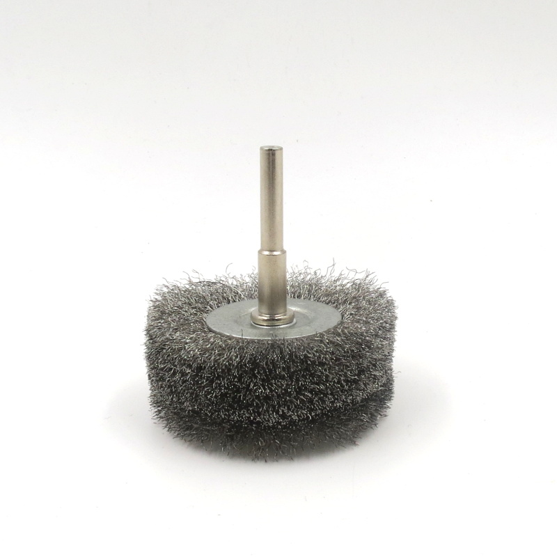 Rust-removing wood carving stainless steel brush with handle electric wire brush