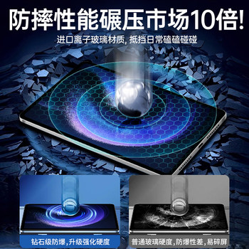 ເຫມາະສໍາລັບ Xiaomi tablet 6 tempered film tablet 6pro Xiaomi pad6 screen film Xiaomi6pro full screen coverage anti-fall computer pr0 anti-blue light por high-definition anti- fingerprint mi protective film