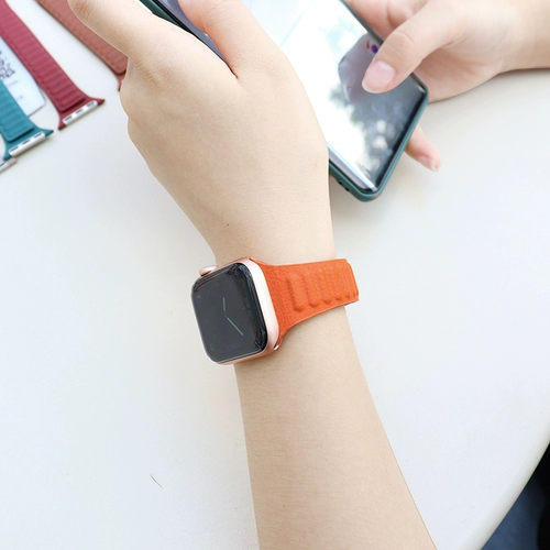 Apple, совместимые часы, силиконовый ремешок для часов, мультяшные силиконовые креативные аксессуары подходит для мужчин и женщин, 6/5, 40/44/41/45мм