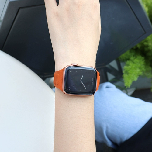 Apple, совместимые часы, силиконовый ремешок для часов, мультяшные силиконовые креативные аксессуары подходит для мужчин и женщин, 6/5, 40/44/41/45мм