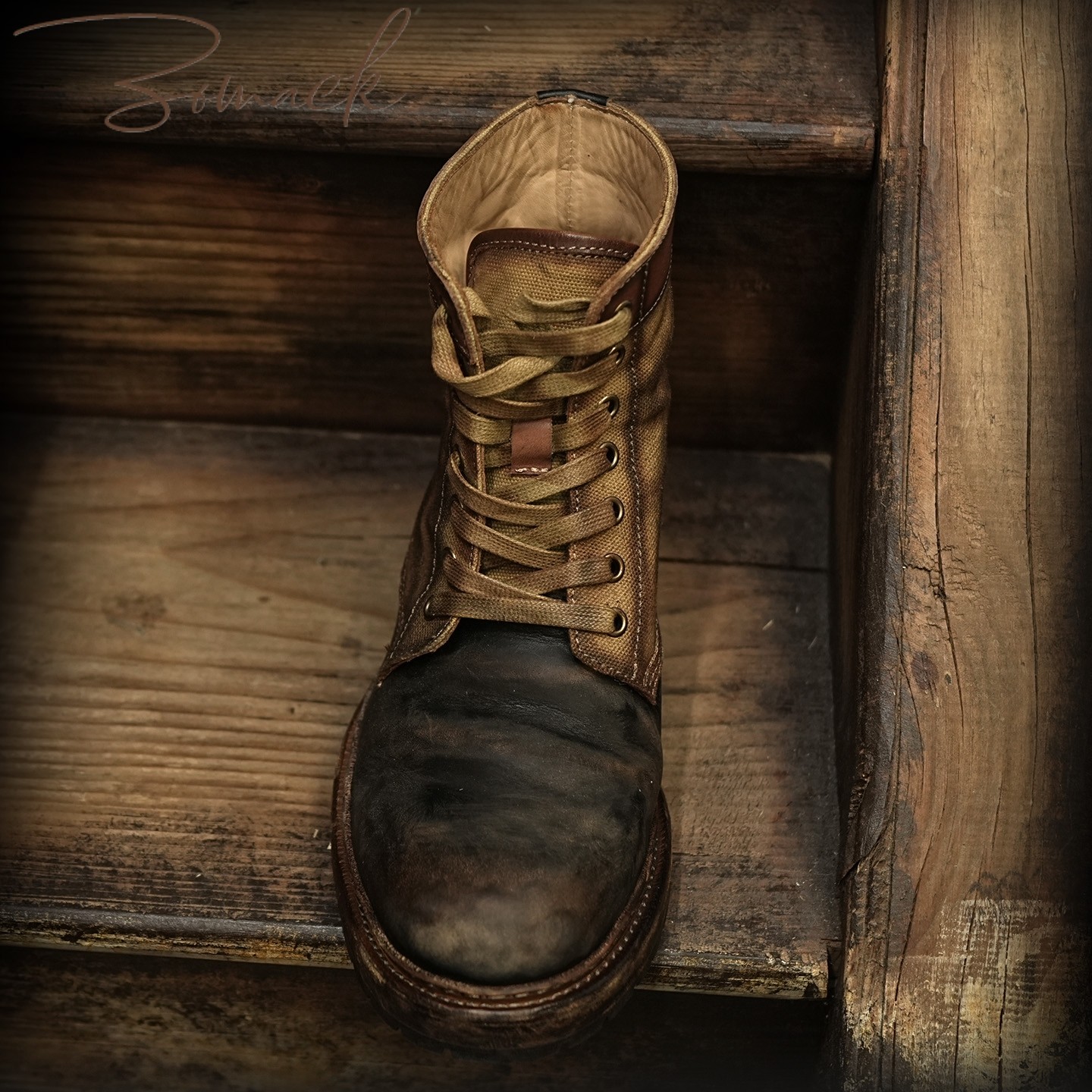 老钱风美式复古工装靴机车马丁茶芯牛皮帆布手工做旧伞兵日系战损,淘宝优惠券,粉丝福利购,淘宝优惠卷
