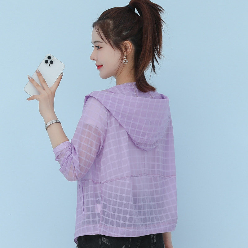 2023夏天新款百搭显瘦短款防晒衣 呦咔短外套