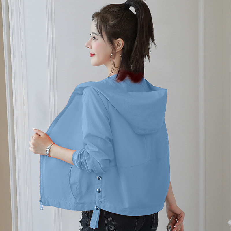 短款小个子2020夏季新款韩版防晒衣 呦咔短外套