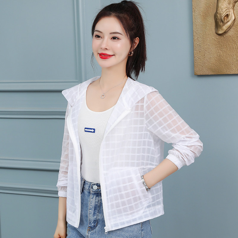 2023夏天新款百搭显瘦短款防晒衣 呦咔短外套