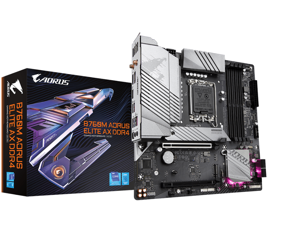 技嘉 B760M D2H DS3H  GAMING AC AORUS ELITE AX小雕妹D4 D5主板 - 图3