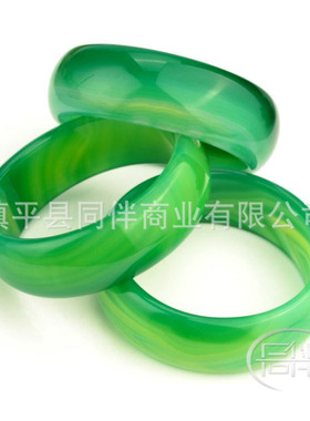 天然红玛瑙手镯 绿玛瑙宽条手镯 女款玛瑙玉髓镯子玉石手环