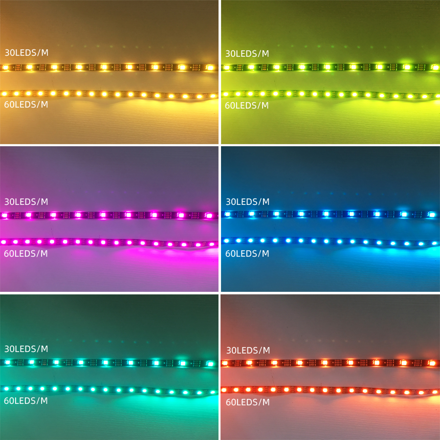 5vusb colorful running water horse racing tv LED light strip