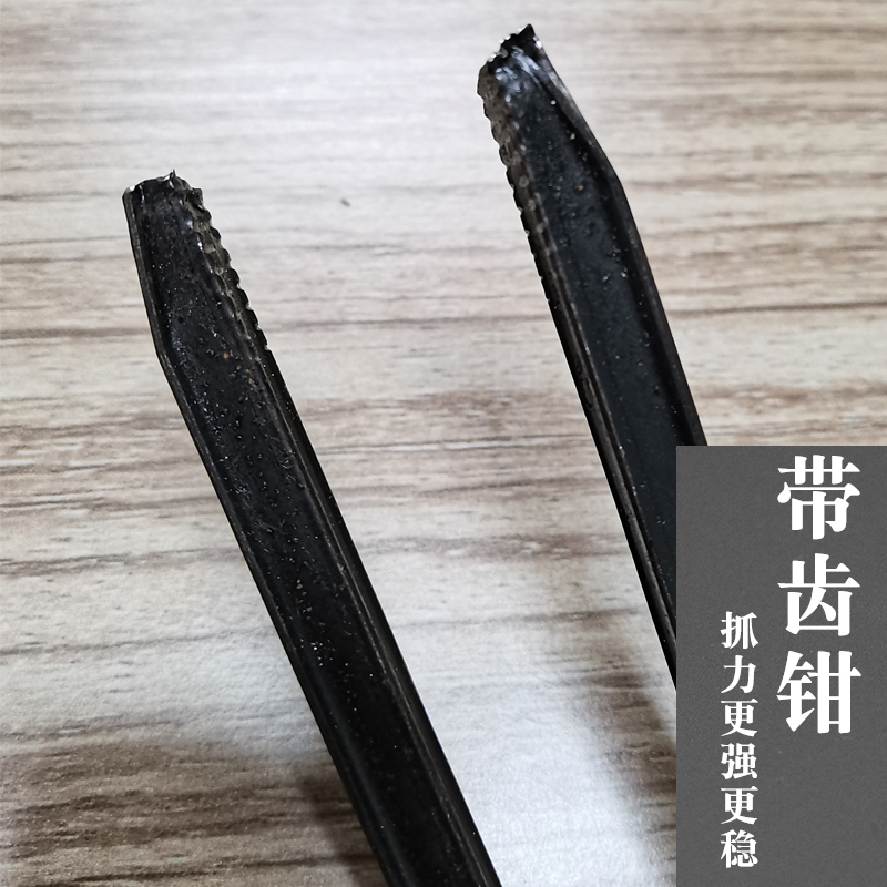 捡垃圾夹老式火钳夹加长家用加粗垃圾钳工业用铁夹火钳拾物器扁头 - 图1