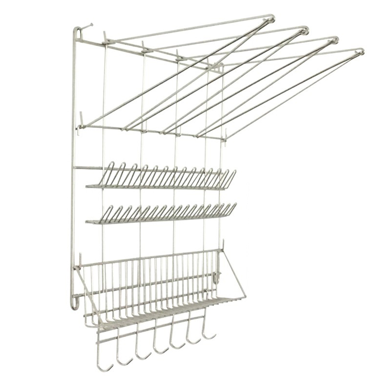 裱花袋嘴置物架晾干架厨房收纳墙上多层不锈钢壁挂墙烘焙蛋糕收纳 - 图3