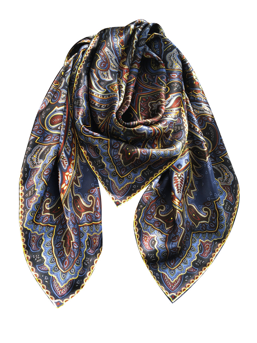 【佩斯利腰果花】优雅精美的100%桑蚕丝大方巾丝巾真丝围巾女春秋,淘宝优惠券,粉丝福利购,淘宝优惠卷