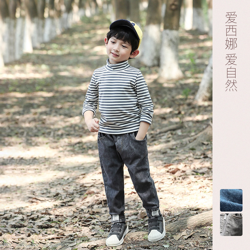 童装男童秋装2020新款中小童牛仔裤 爱西娜童装裤子